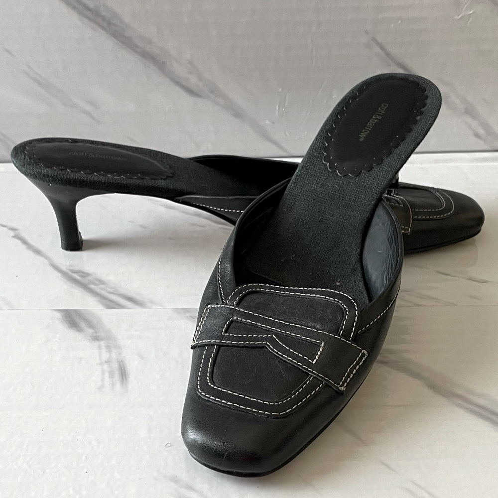 croft & barrow Women’s Size 9 Black Heels. IN GOOD CONDITION!